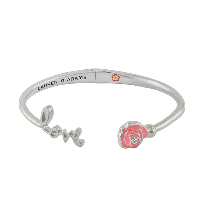 Open Arms Rose Bangle