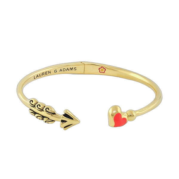 Open Arms Heart Bangle