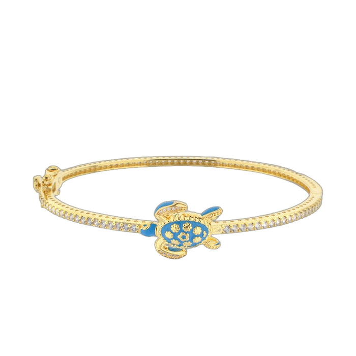 Eau Turtle Bangle