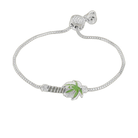 Eau Palm Tree Bolo Bracelet