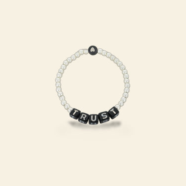 Lorelai Trust Silver 4mm Beads Bracelet