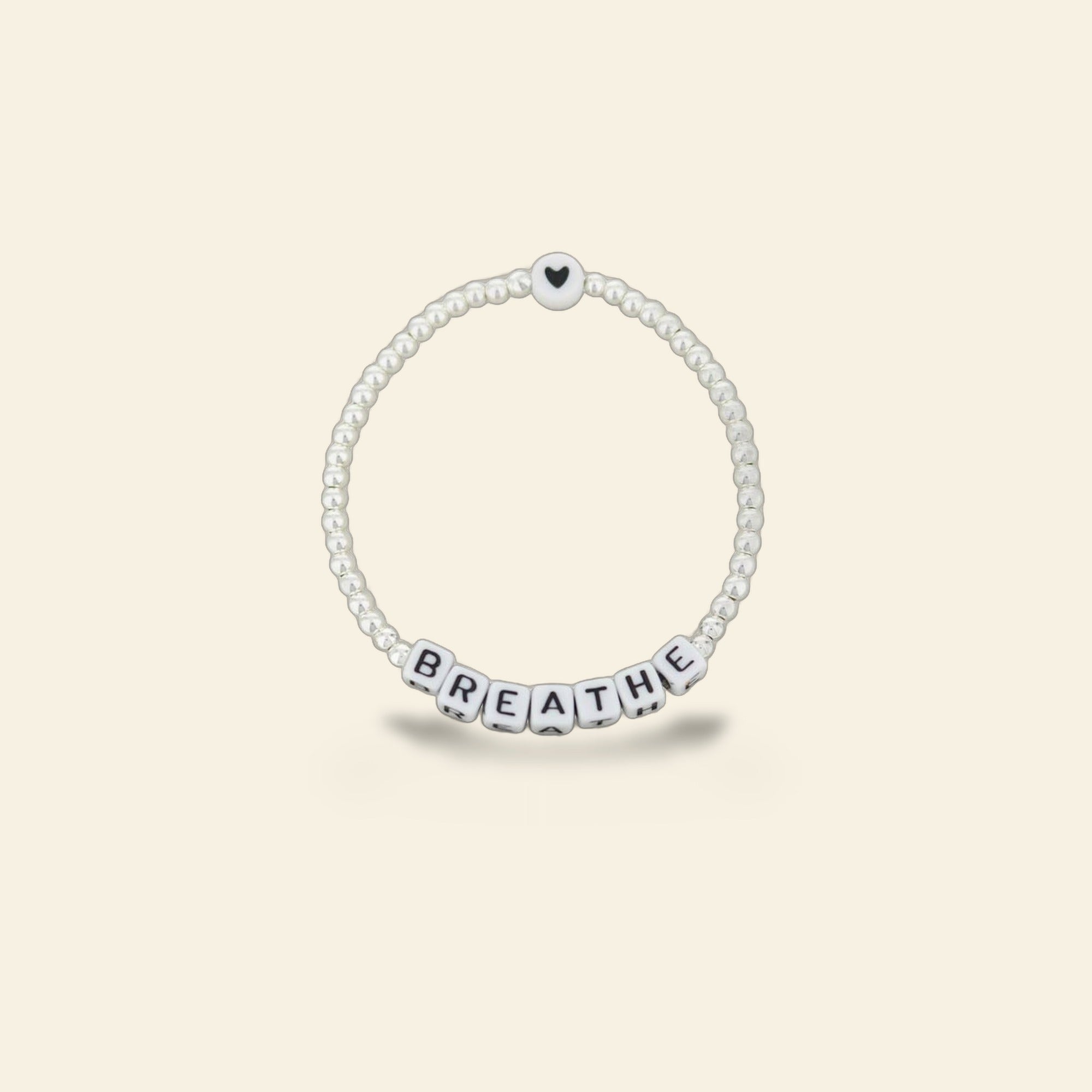 Lorelai Breathe Silver 3mm Beads Bracelet