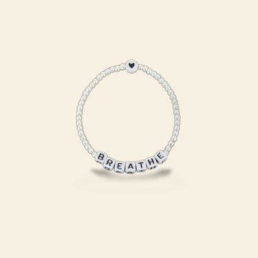 Lorelai Breathe Silver 3mm Beads Bracelet