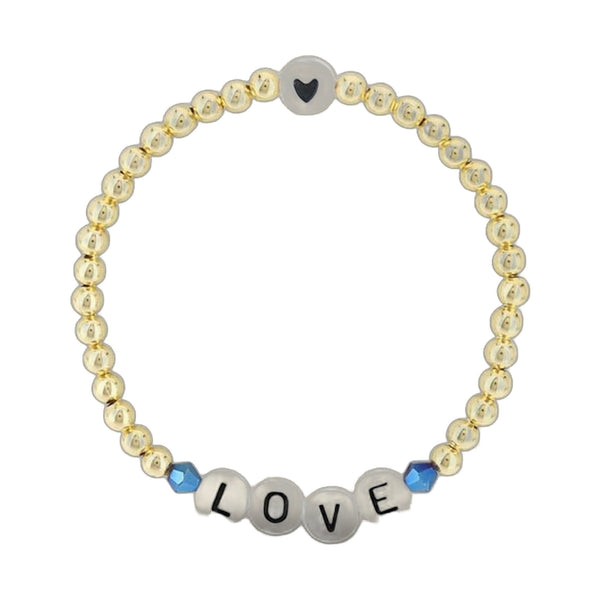 Lorelai Love 14k Gold Filled 4mm Beads Bracelet