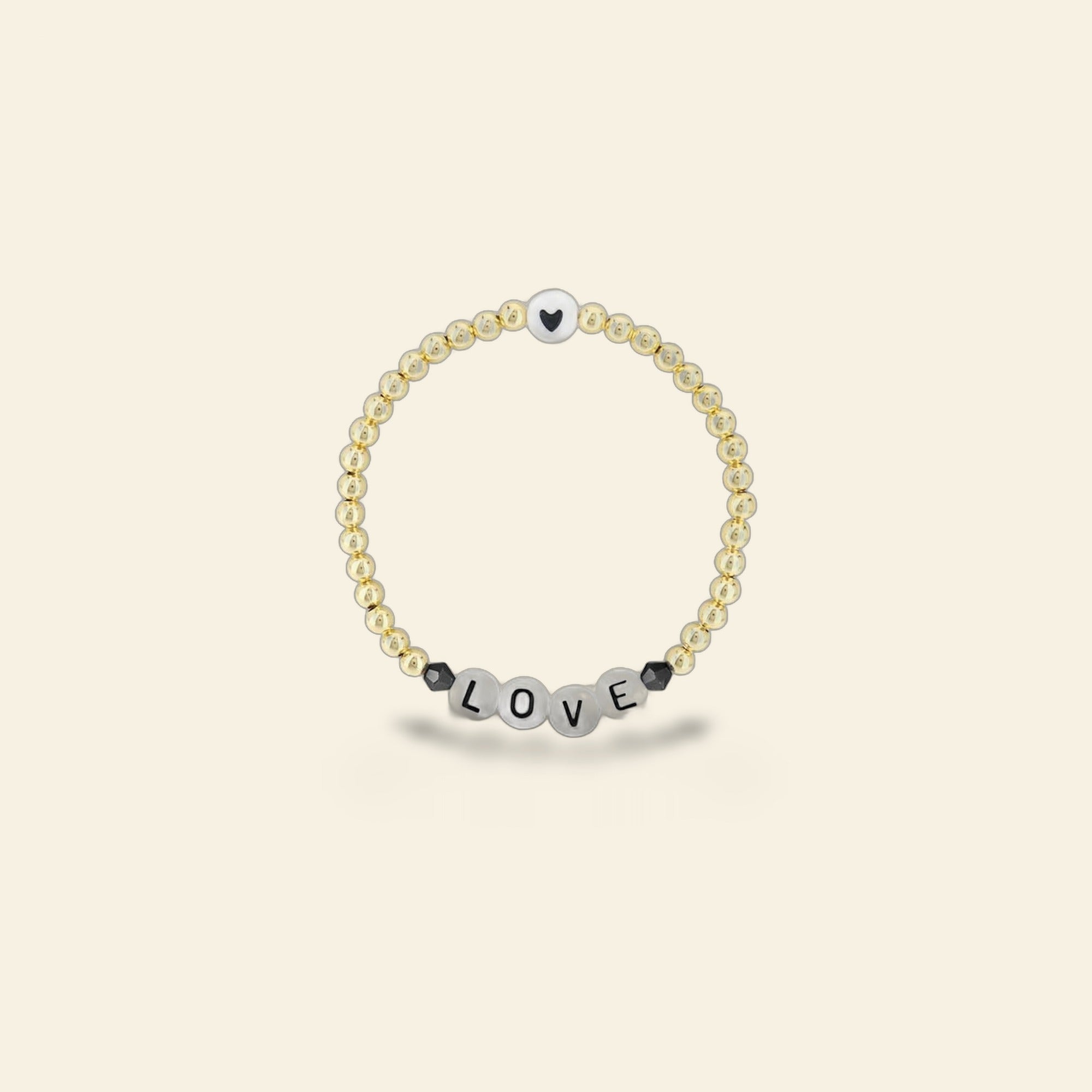 Lorelai Love 14k Gold Filled 4mm Beads Bracelet