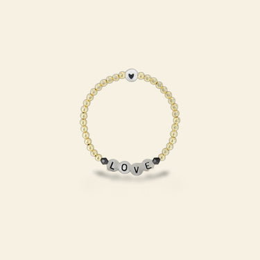 Lorelai Love 14k Gold Filled 4mm Beads Bracelet