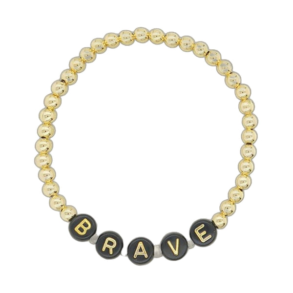 Lorelai Brave 14k Gold Filled 4mm Beads Bracelet