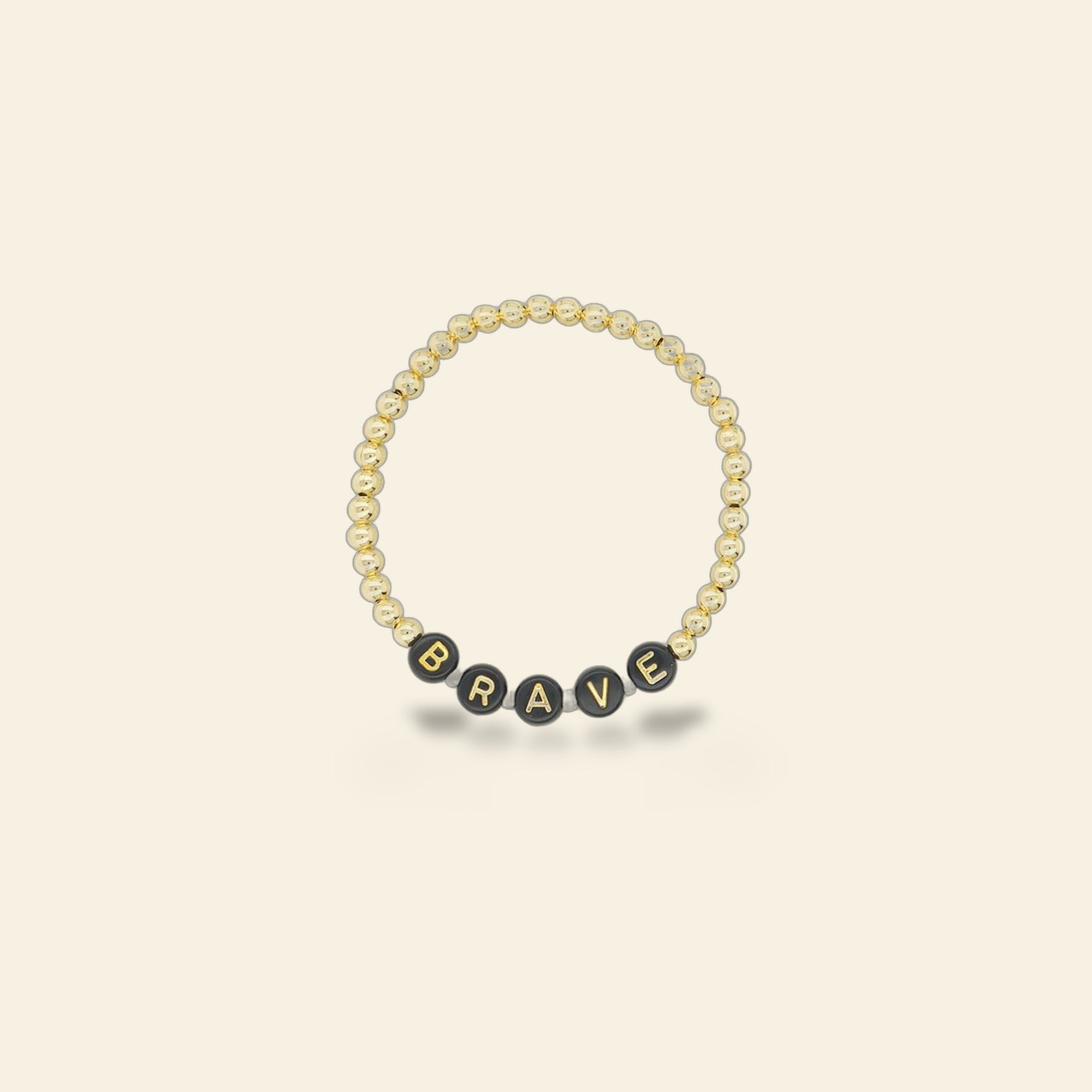 Lorelai Brave 14k Gold Filled 4mm Beads Bracelet
