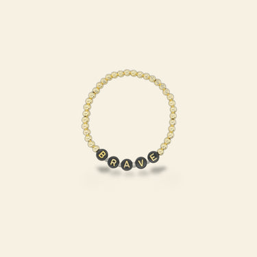 Lorelai Brave 14k Gold Filled 4mm Beads Bracelet