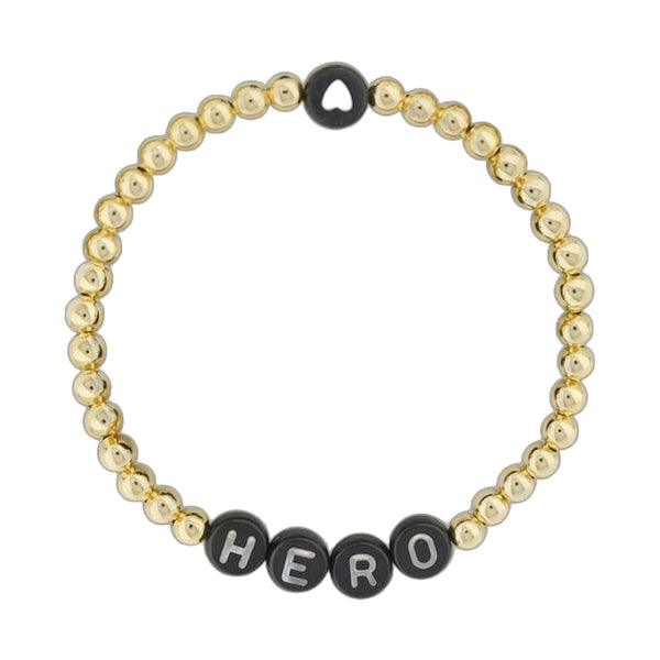 Lorelai Hero 14k Gold Filled 4mm Beads Bracelet