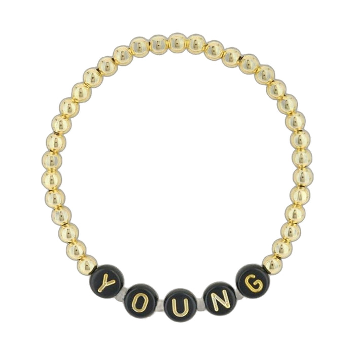 Lorelai Young 14k Gold Filled 4mm Beads Bracelet