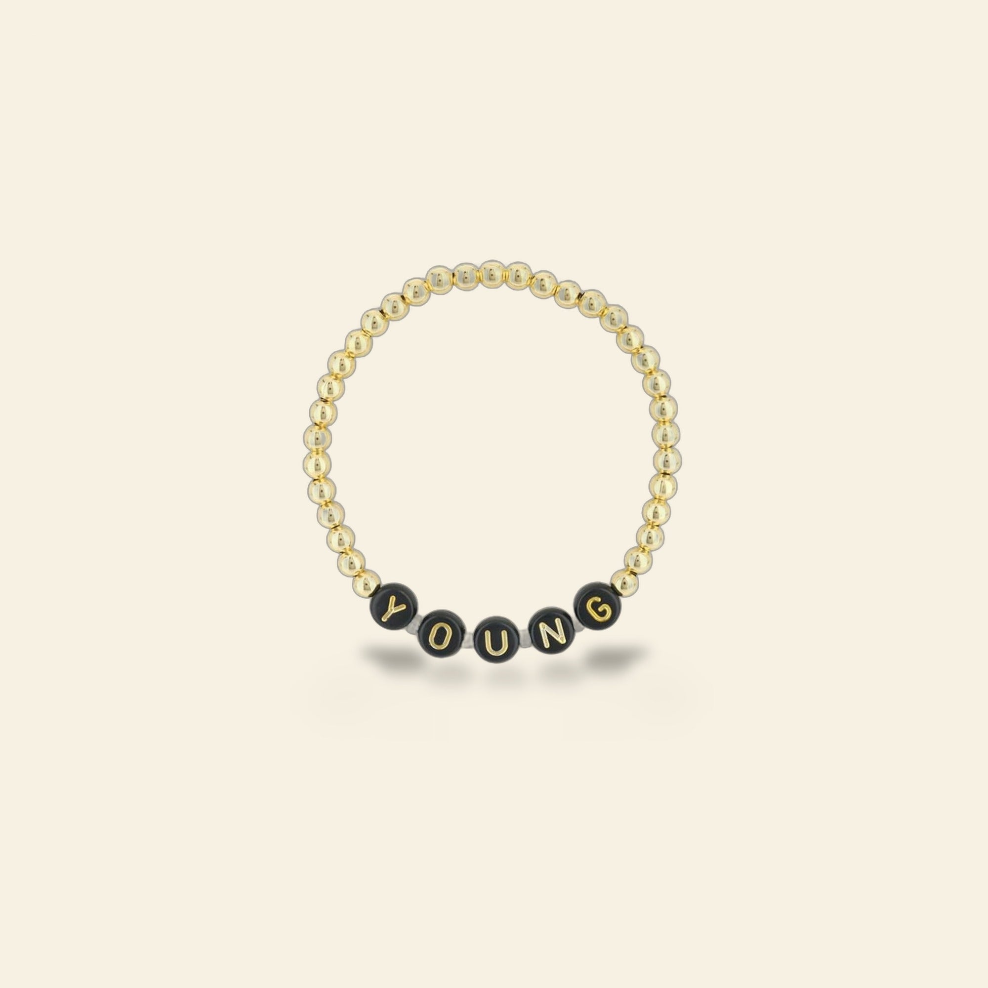 Lorelai Young 14k Gold Filled 4mm Beads Bracelet