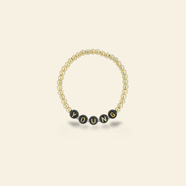 Lorelai Young 14k Gold Filled 4mm Beads Bracelet