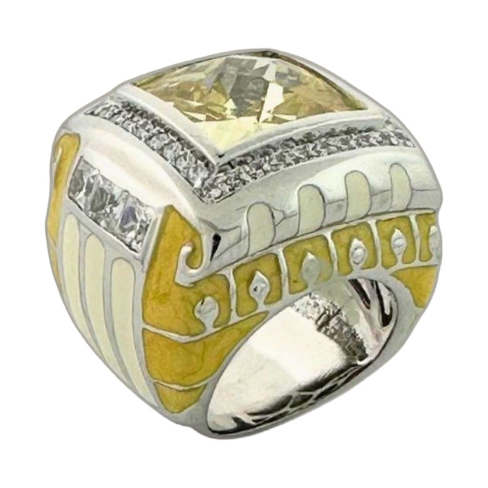 Bold Splash On Cocktail Ring