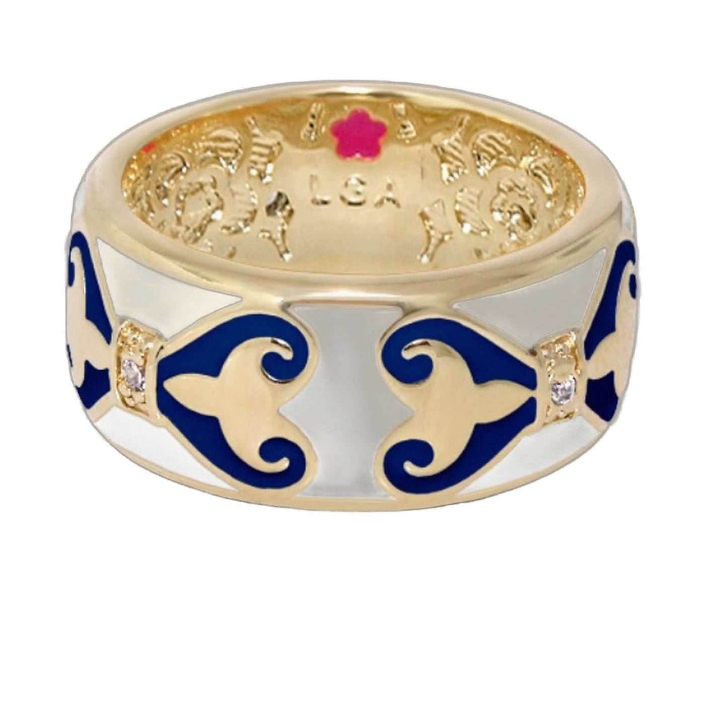 Bows and Hearts Ring