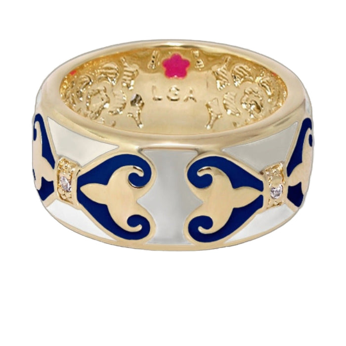 Bows and Hearts Ring