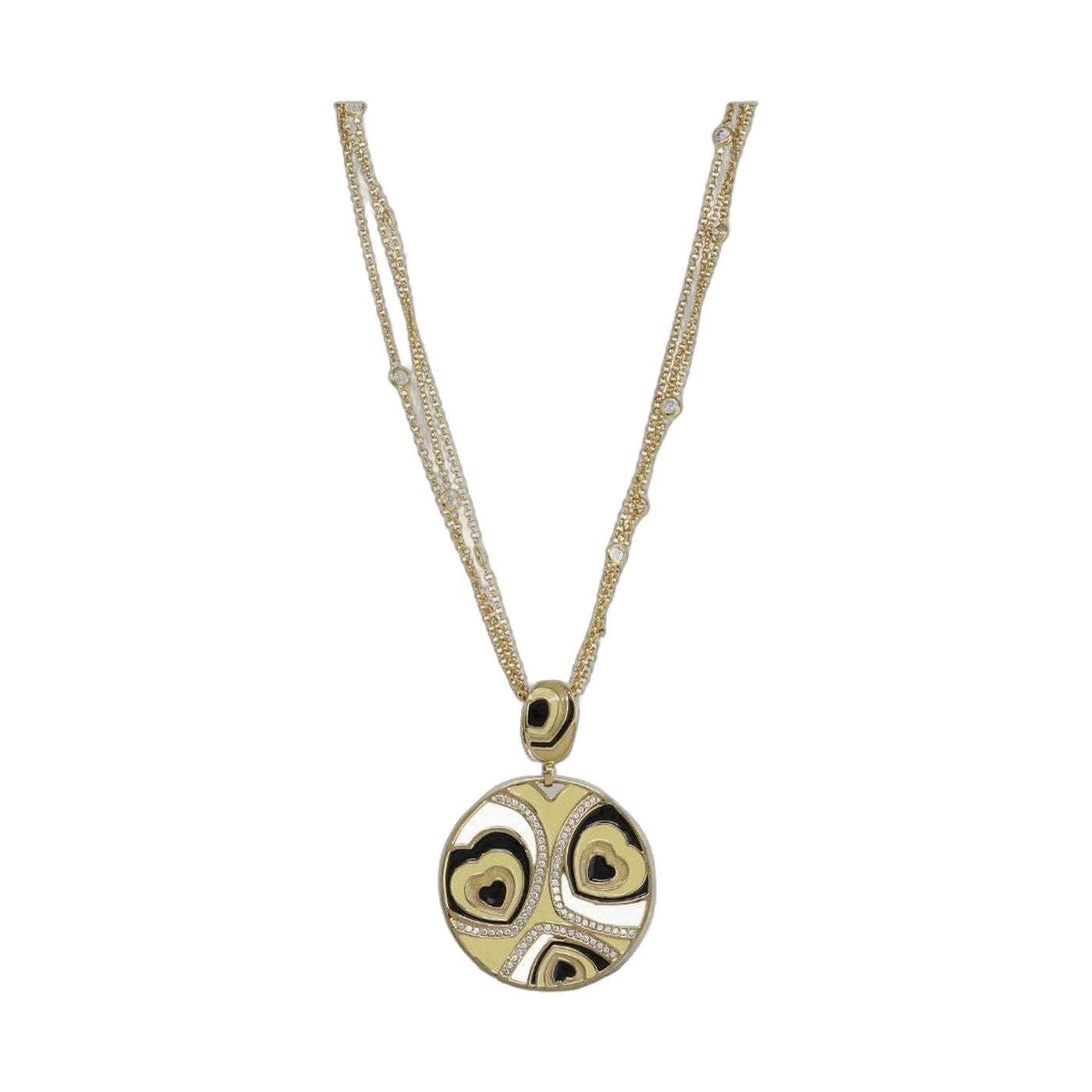 Retro Hearts Necklace
