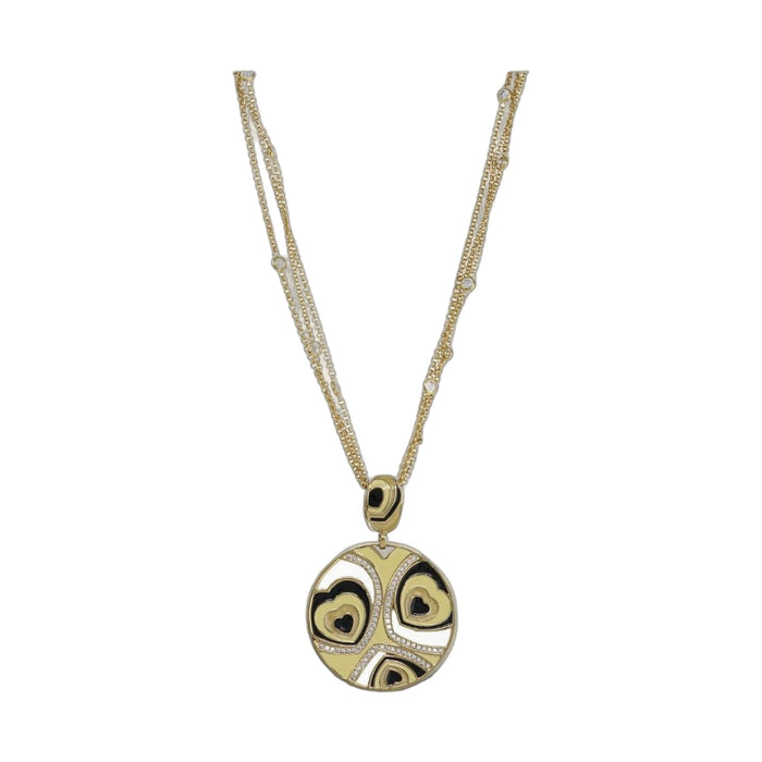 Retro Hearts Necklace