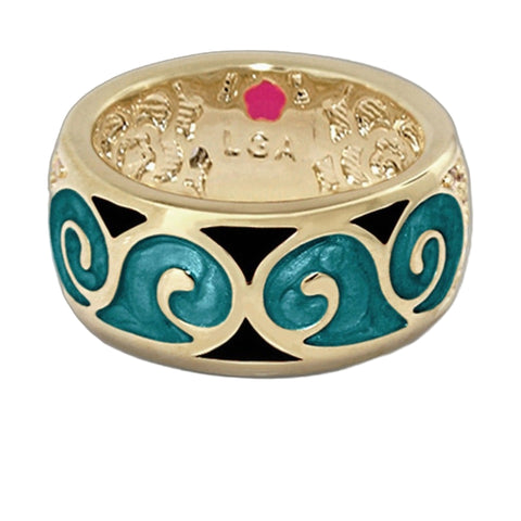 Butterfly World Band Ring — Swirl