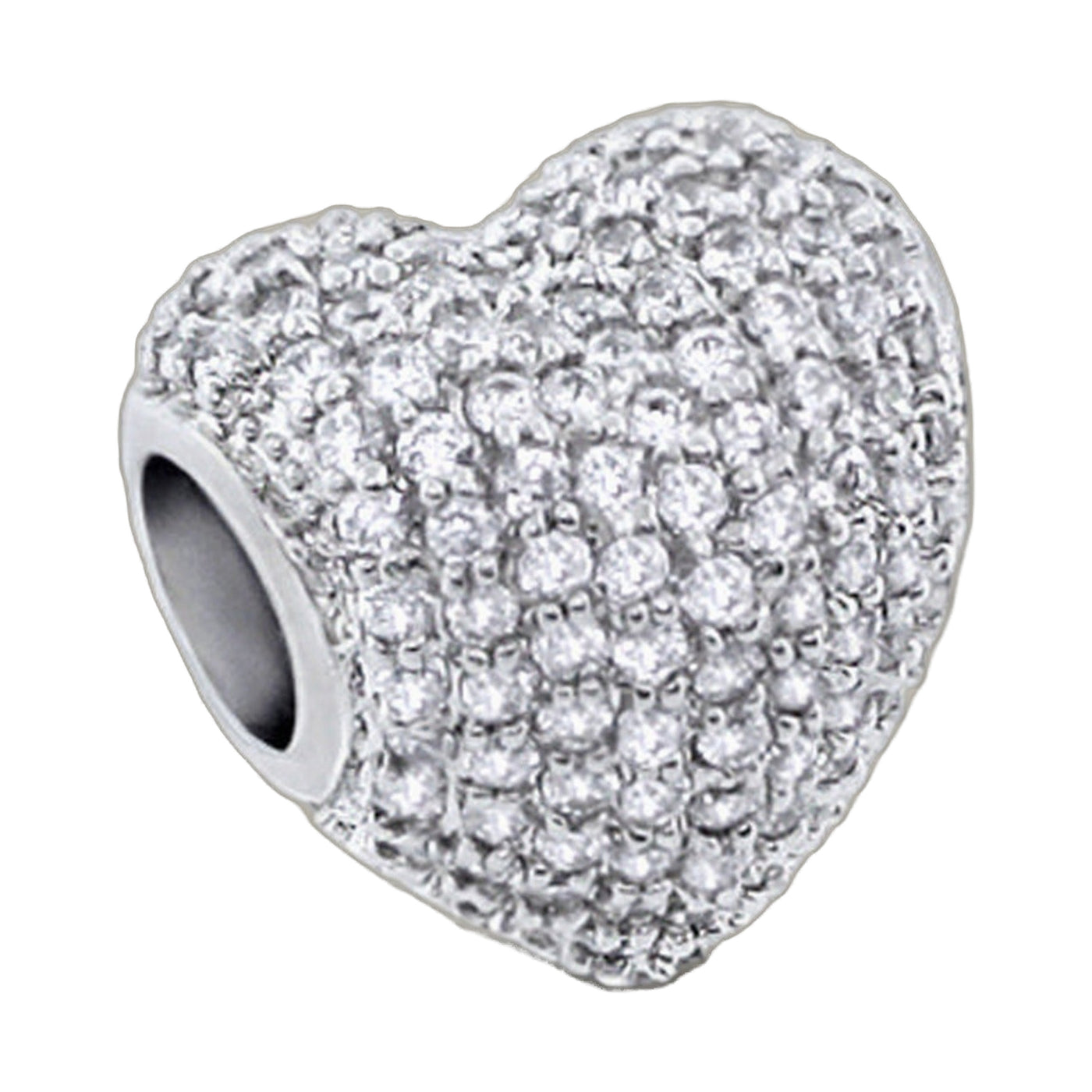 Gabriella Beads Pave Heart