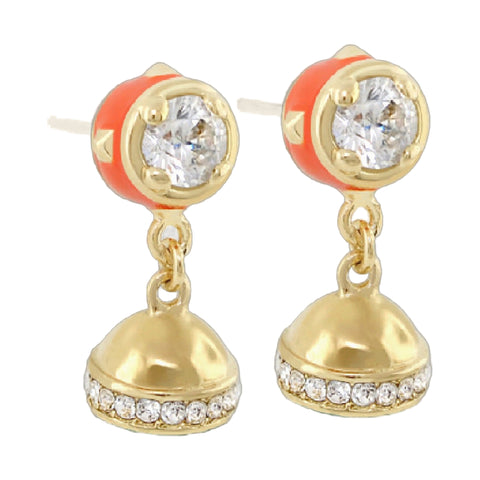 Flower Girl Daisy Earrings — Bell Drop