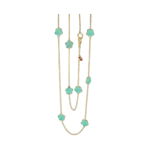 Daisy Love Necklace — Long Flower Strand