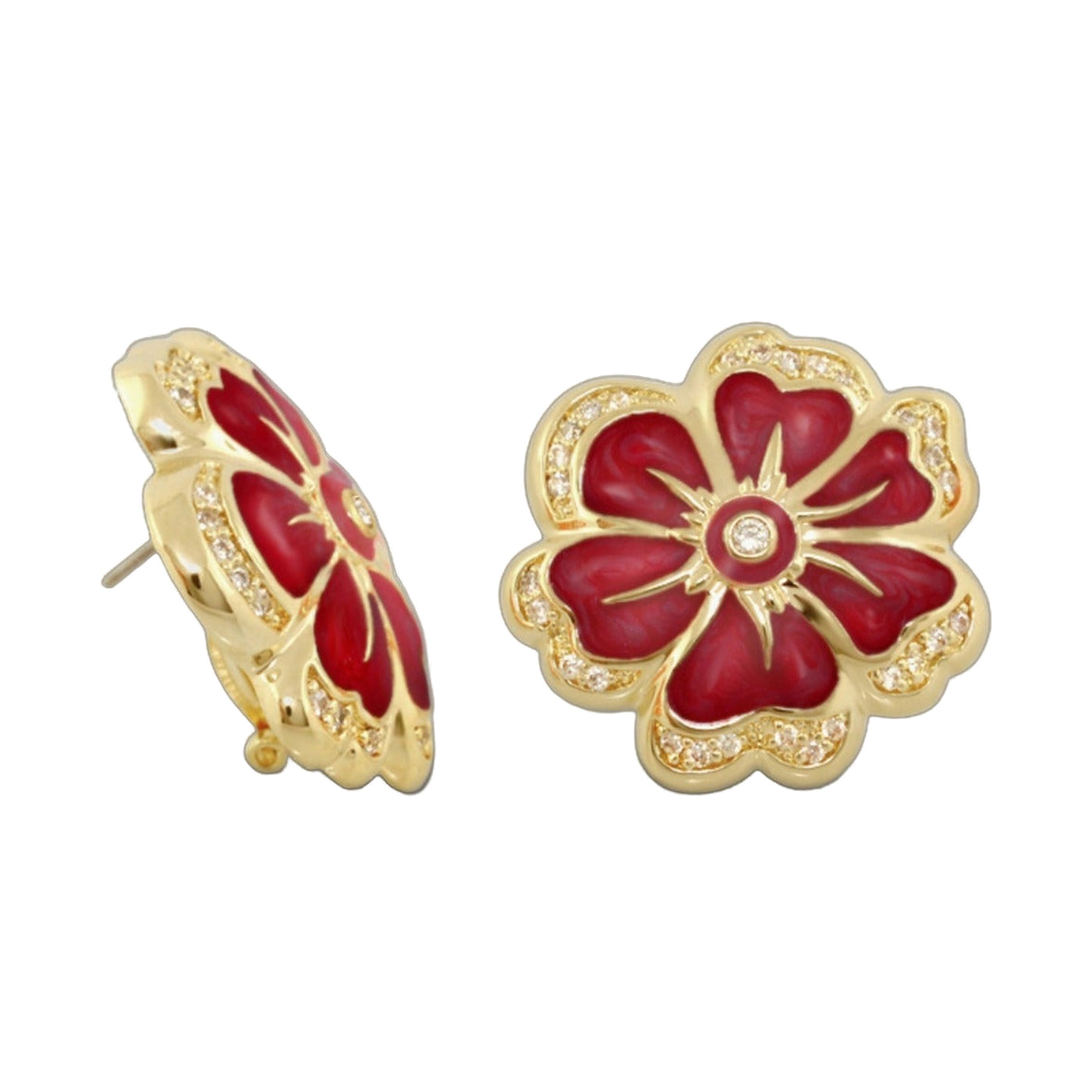 Daisy Swirl Earrings