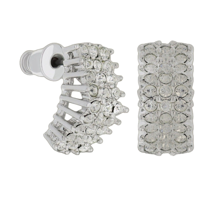 Pave Cz Design Earring