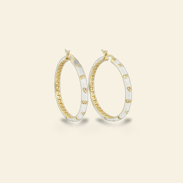 Pave Love Earrings