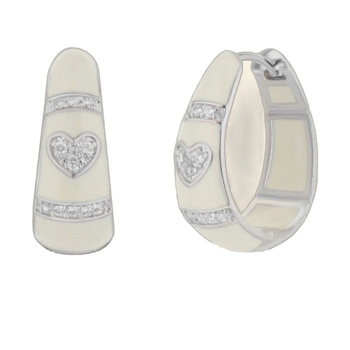 Pave Love Earrings