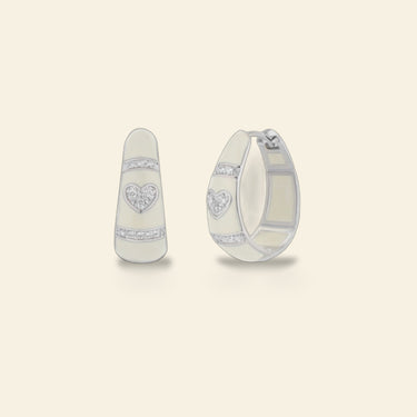 Pave Love Earrings