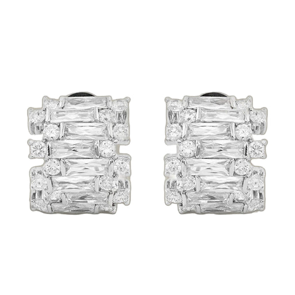 Cz Baguette Earrings
