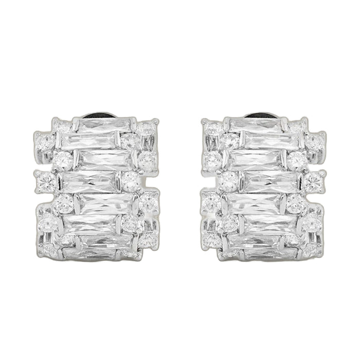 Cz Baguette Earrings