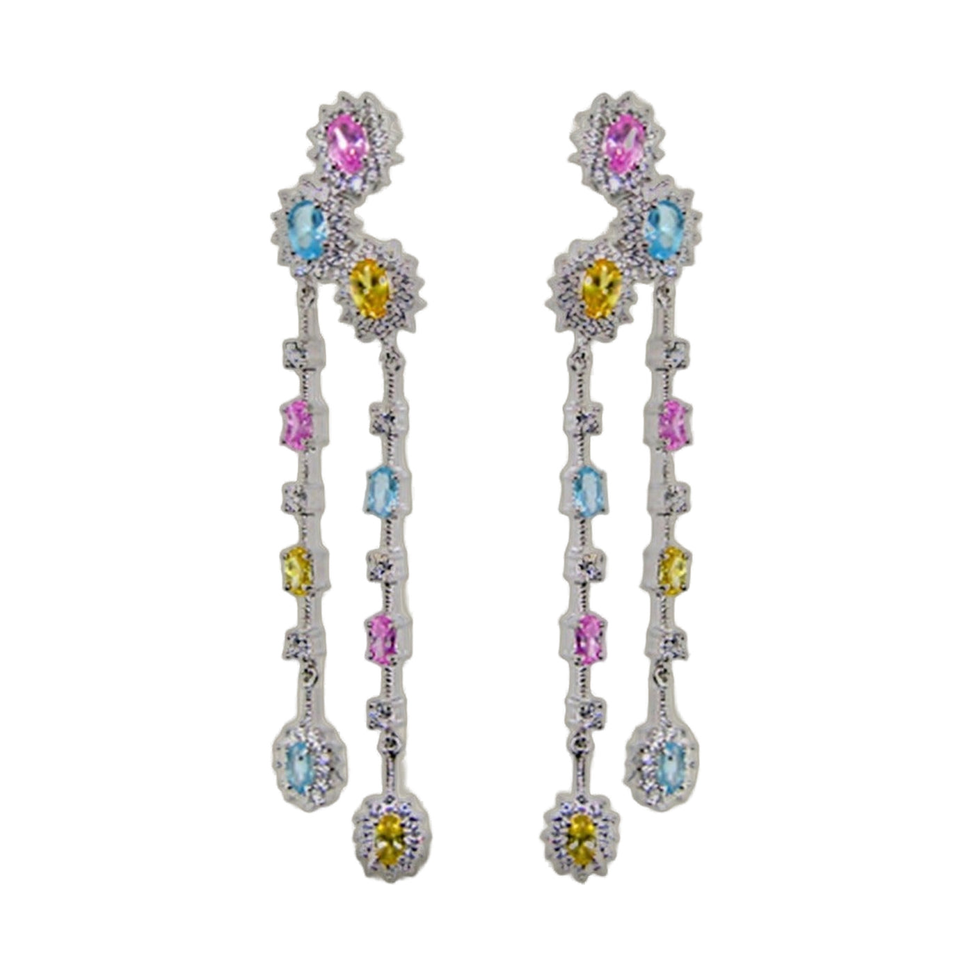 Long Bridal Earrings