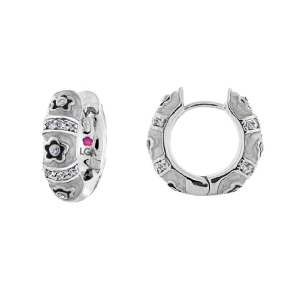 Daisy Love Earrings — Petite Huggie