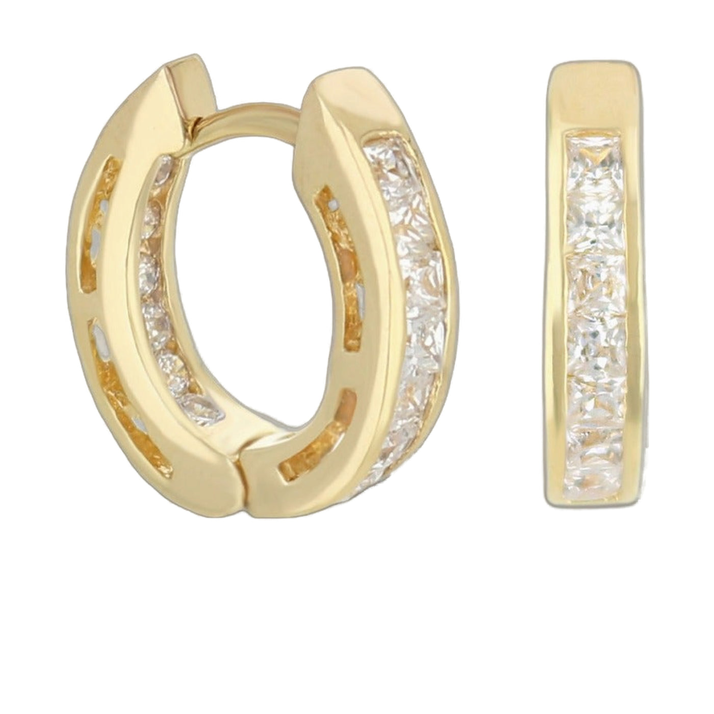 Cubic Zirconia Huggies