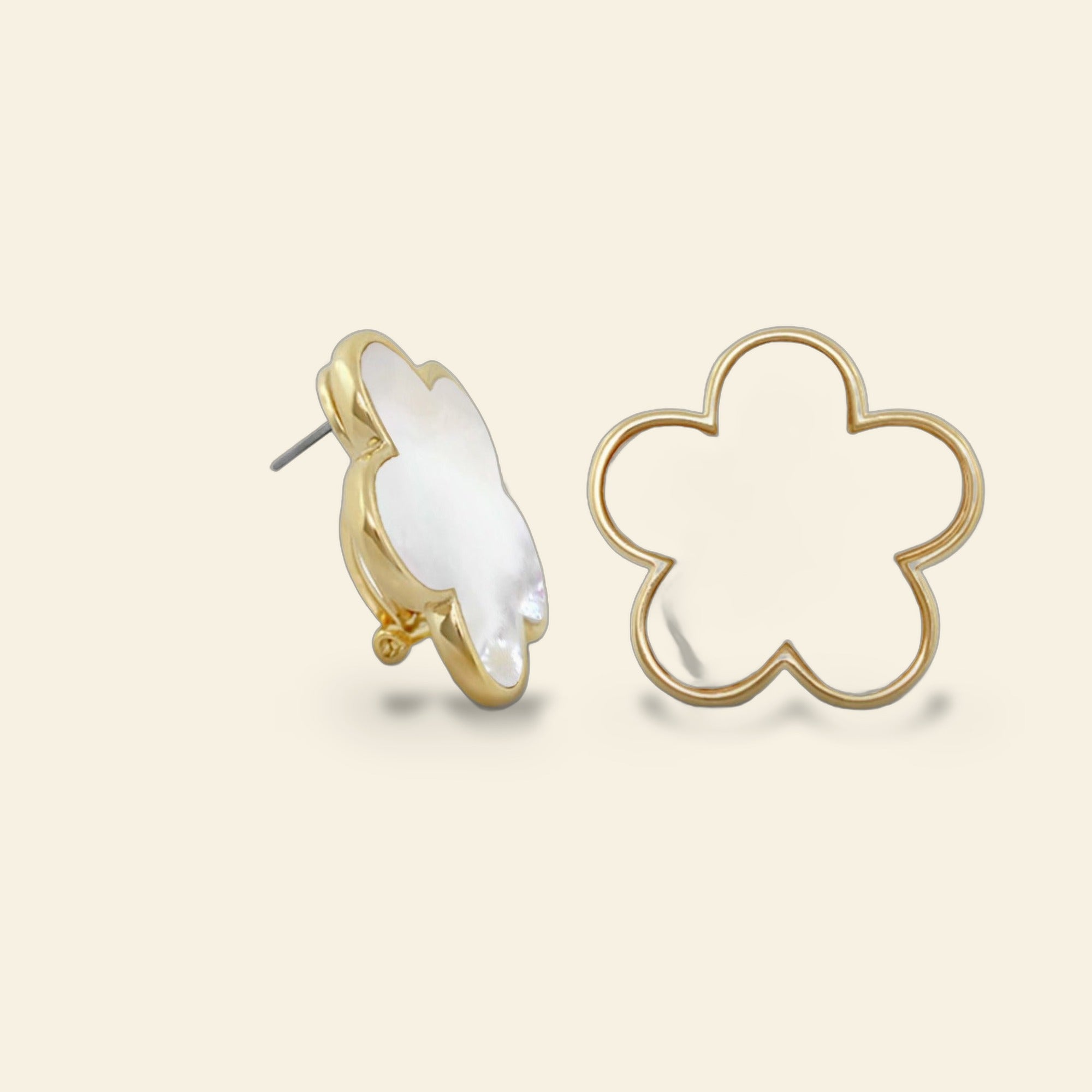 Natural Daisy Earring