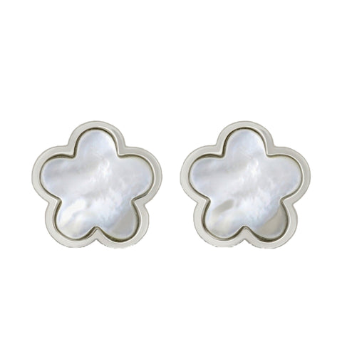 Daisy Love Earrings — Framed Flower Clip