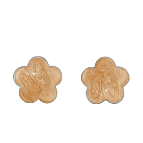Daisy Love Earrings — Apricot Flower