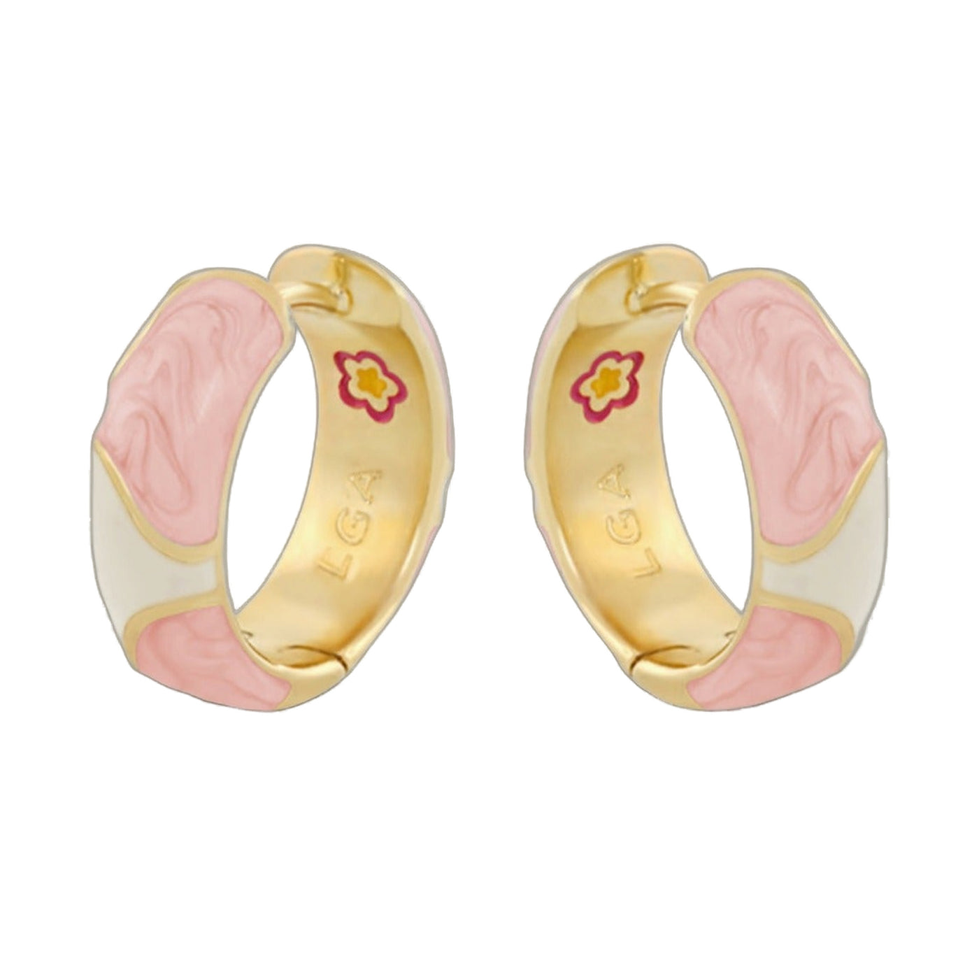 Earth Wind and Pave Earrings