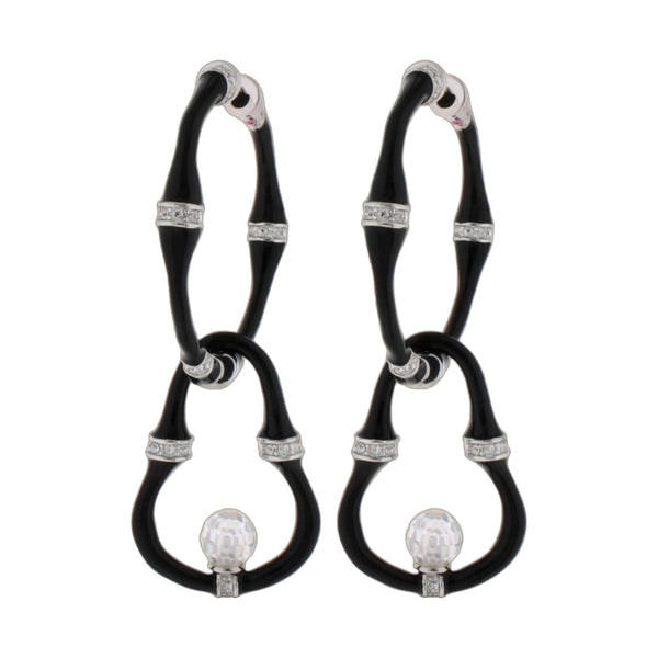 Bamboo Earrings — Bead Drop