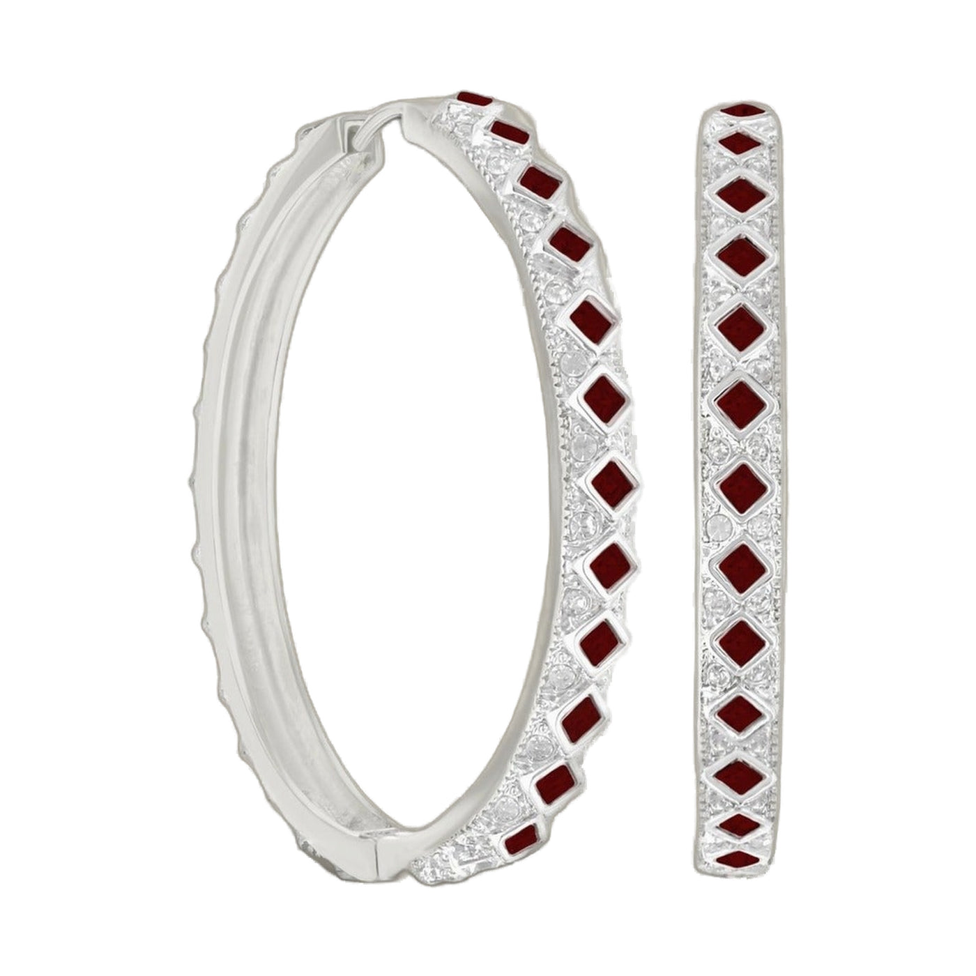 Crystal Hoop Earrings