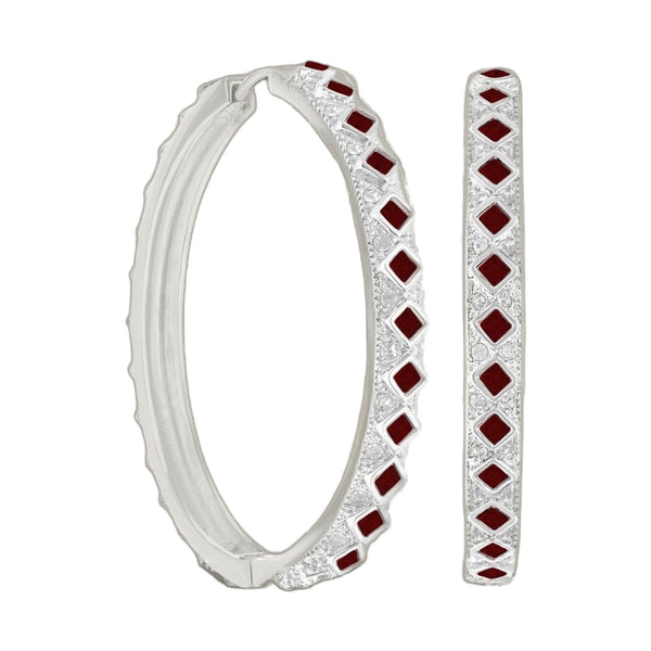 Crystal Hoop Earrings