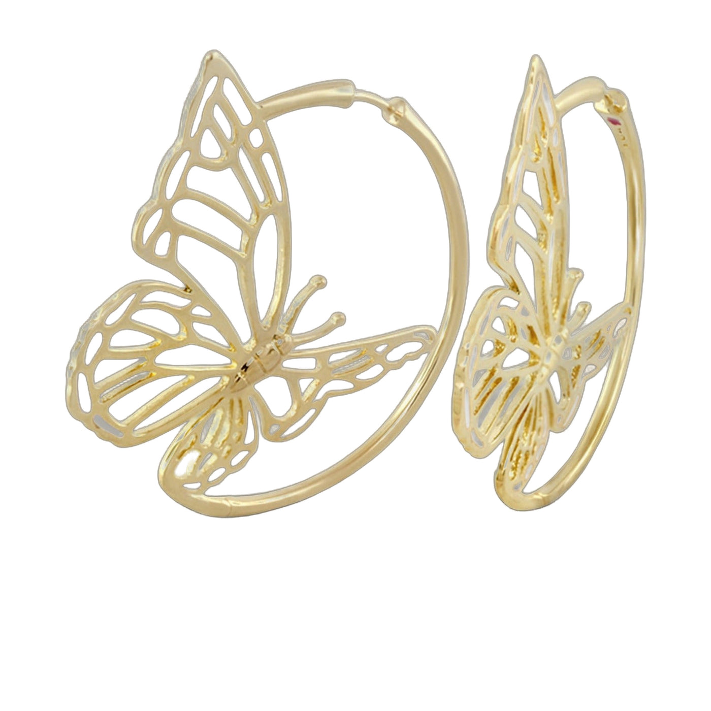 Rose Garden Butterfly Earrings