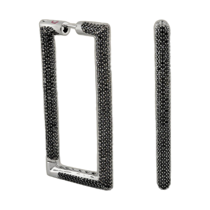 Shimmer and Glimmer Rectangle Earrings