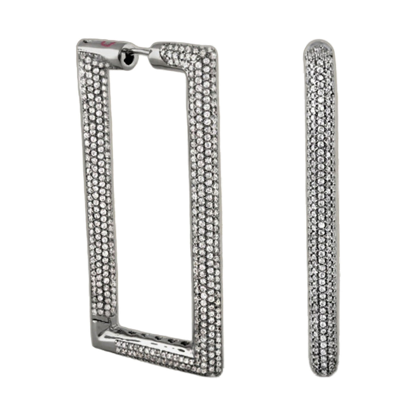 Shimmer and Glimmer Rectangle Earrings