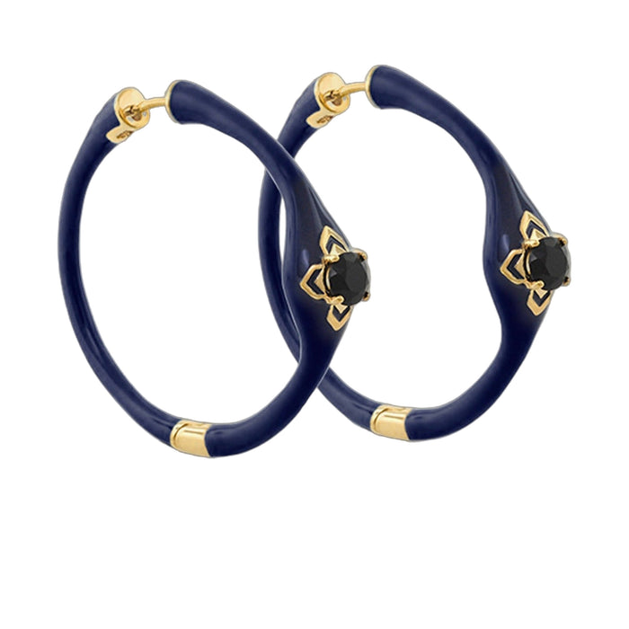 Starry Nights Hoop Earrings