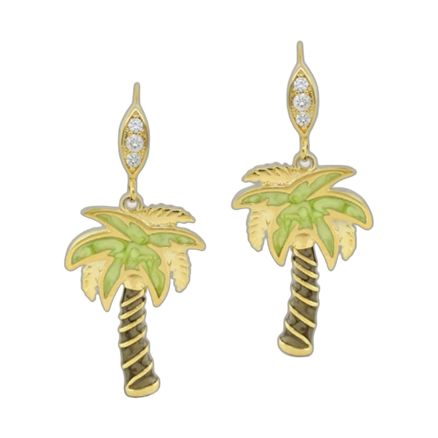 Eau Palm Tree Earrings