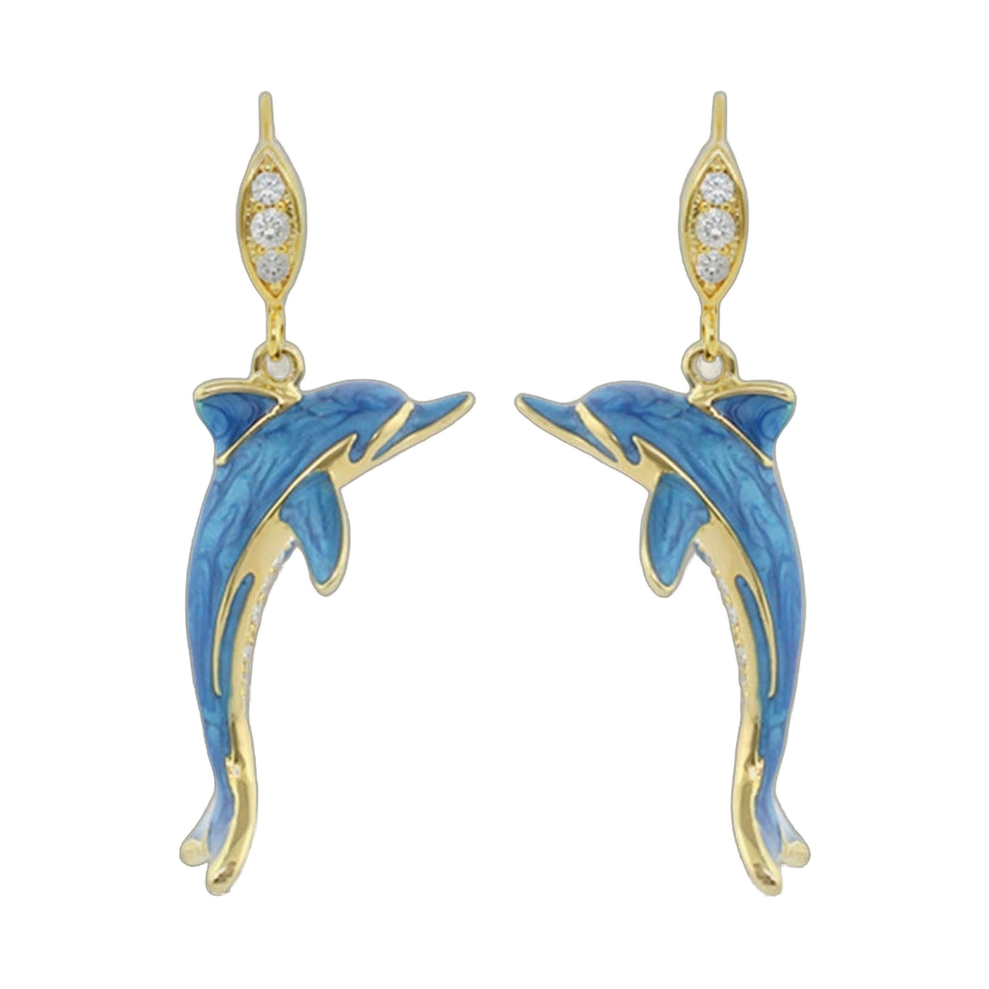 Eau Dolphin Earrings