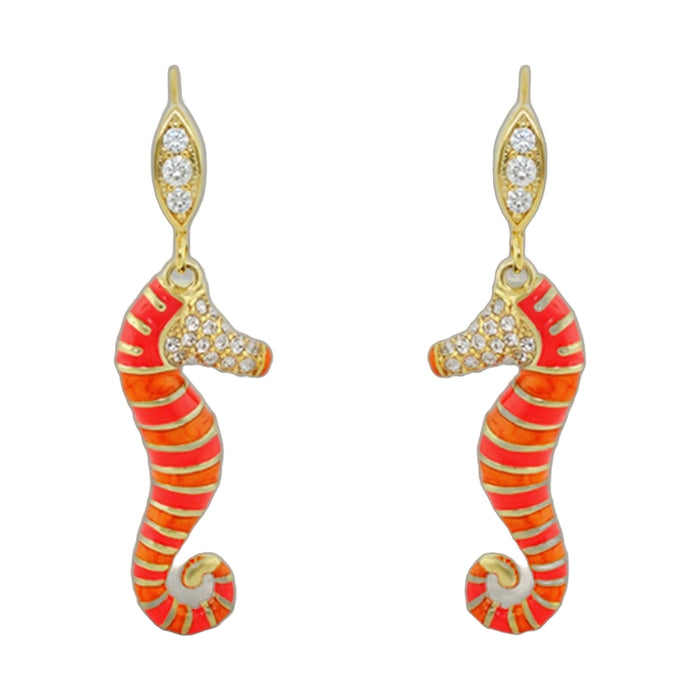 Eau Seahorse Earrings